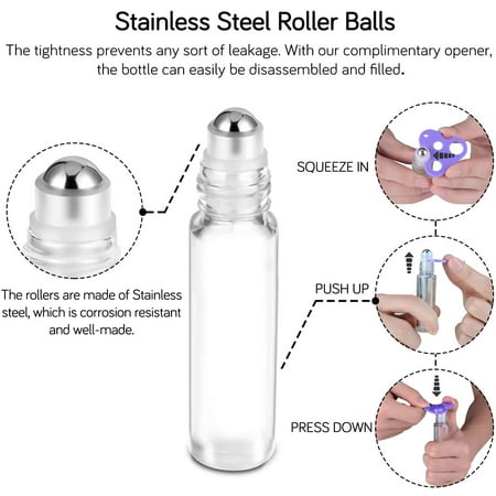 Label size for 10ml roller bottle