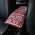 thumbnail image 1 of AJLTPA Auto Center Console Cover Pad, Soft Comfort Car Armrest Cover Cushion Mat, Stylish Pattern Design Center Console, 1 of 5