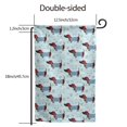 thumbnail image 7 of Wukai Dachshund Dog Puppy Print Garden Flag 12.5x18 Inch Double Sided Sun-resistant Rain-resistant, Wrinkle-resistant Colorfast(Only Flag), 7 of 7