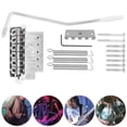 thumbnail image 4 of Silver Tremolo Bridge Trem Arm with Bridge Screws for 6 String Electric Guitar Accessories, 4 of 14