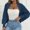 Navy, variant on Women's Sweaters and Cardigans Summer Loose Casual Warm Solid Color Shawl Irregular Sweater Cardigan Coat Jacket