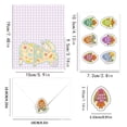 thumbnail image 3 of Spring Easter Candy Cards Set for Kids Bulk, Cute Egg Festival Bunny Rabbit Party Themed Greeting Cards With 6 Envelopes & 6 Stickers for Easter Basket Filler Gift & Classroom Party Favors, 3 of 8