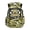 Camouflage with Dinosaur Skeleton Print, variant on Neon Lightning Bolt Pattern School Bag with Multi-Pocket, Water Resistant Soft Padded 17 Inch School Bookbag for Daily Travel Elementary School