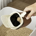 thumbnail image 6 of OEFNTAC Cat Litter Scooper with Waste Bag Holder 3 in 1 Portable Kitty Poop Disposal System Litter Box Shovel 9.4x7.5x5.9in, 6 of 6