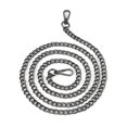 thumbnail image 1 of Correa de repuesto para asa de mensajero de hombro con cadena de bolso de metal (negro), 1 of 5