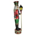thumbnail image 2 of Northlight Commercial Christmas Nutcracker and Street Lamp Outdoor Decoration - 6' - Red and Green, 2 of 3