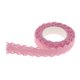 thumbnail image 3 of Cinta Washi de encaje de tela Sunnimix Adorno autoadhesivo color Rosa de boda 15 mm 2 yardas, 3 of 8