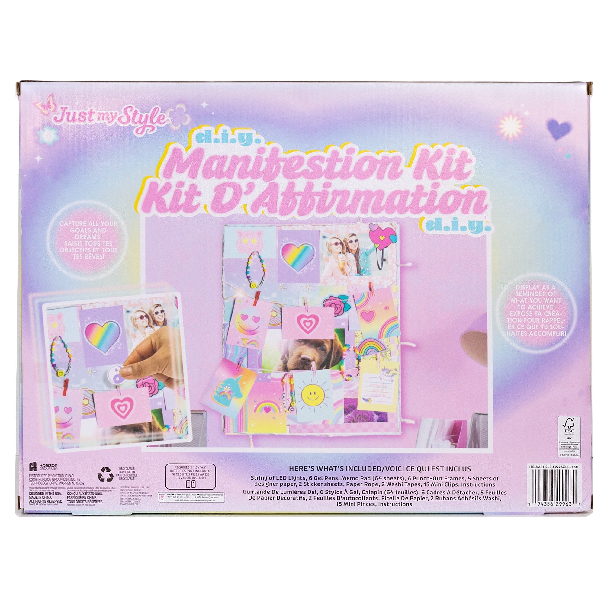 Just My Style D.I.Y. Manifestation Kit, Tween, NO BRAND IMPORT EX JMS VISION BOARD KIT