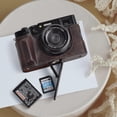 thumbnail image 3 of Funda parcial para Fujifilm X100VI estilo retro en cuero genuino, 3 of 8