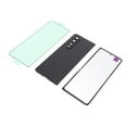 thumbnail image 1 of Front Outer Lens Glass Screen, Adhesive Back Glass Cover Replacement Housing Door Anti Scratch  for Phone Black,Silver, 1 of 7