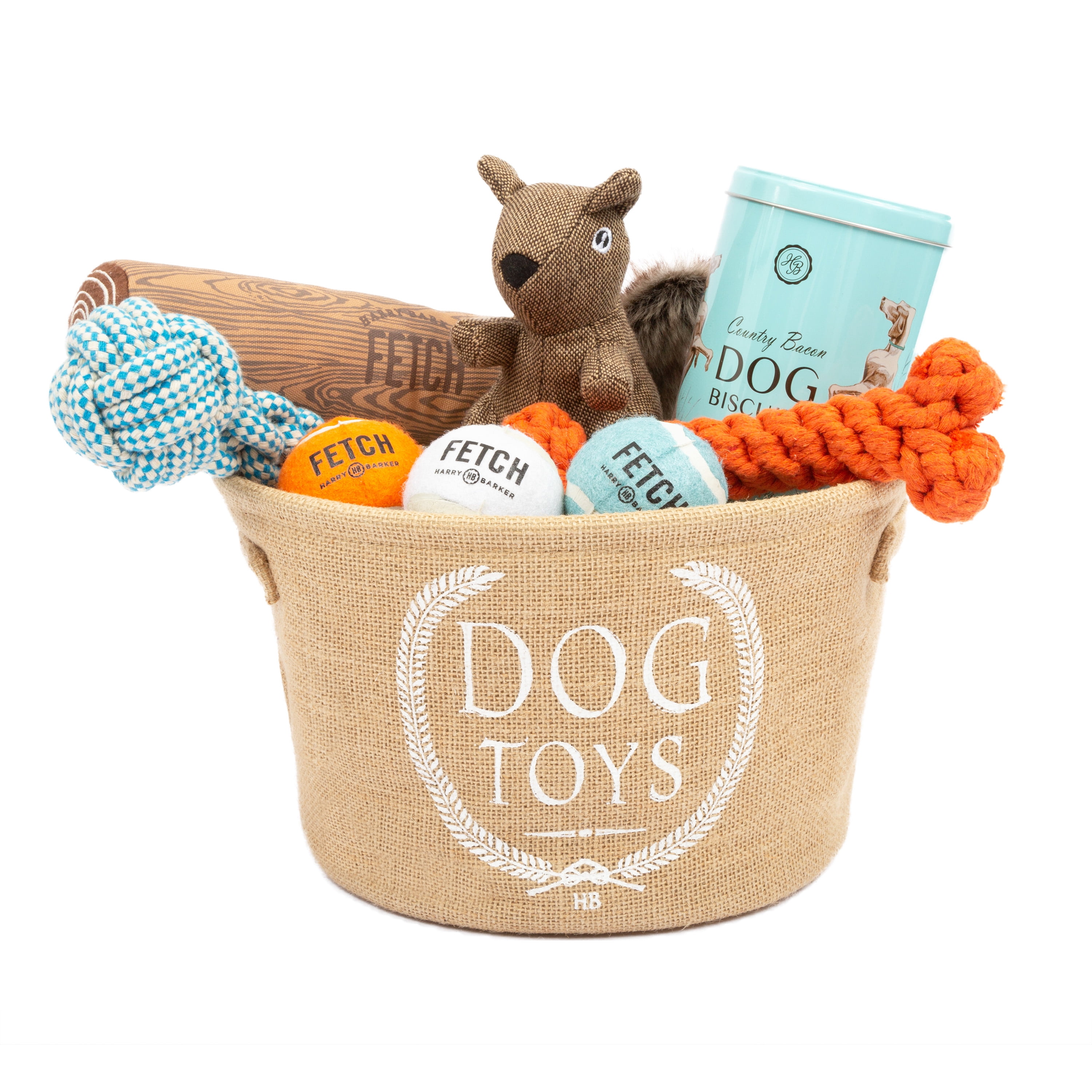 Harry Barker Plush Log Fetch Dog Toy