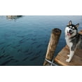 thumbnail image 2 of Husky Quay Wall Mural by Wallmonkeys Peel and Stick Graphic (24 in W x 15 in H) WM68907, 2 of 4