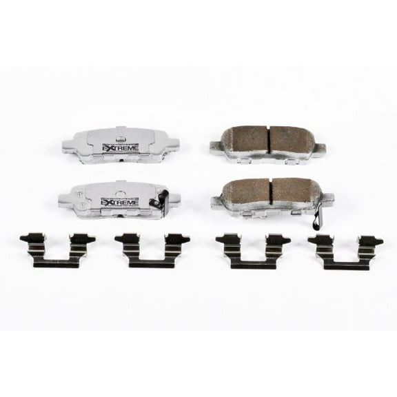 Power Stop Z26-905 Z26 Street Warrior Carbon Fiber-Ceramic Brake Pad -Rear