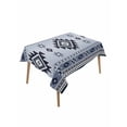 thumbnail image 2 of Blue Aztec Tablecloth Rectangle Table Cloth 60x102, Waterproof Tablecloth Outdoor Table Cloth, Boho Southwest Farmhouse Ethnic Motifs Washable Table Cover for Kitchen Dinning Party, 2 of 8
