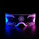 Clearance Bluetooth Party Magic LED Glasses By APP Control Luminous  Shielding USB Charging Multi-language Flashing LED Glasses Smart Glass 