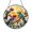 Acrylic 3.5 Inch, variant on Stained Glass Bird of Prey Suncatcher, Window Hanging Decor Featuring Soaring Raptor Silhouette with Strong Wing Shape Design