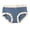 Blue, variant on Summer Cooling Womens Ice Silk High-Rise Underwear Solid Seamless Tummy Shaping Breathable Anti-Ride Up