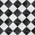 thumbnail image 2 of Merola Tile Fpe18ruz Ruzzini - Marbled Black / White, 2 of 7