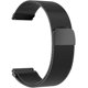 thumbnail image 1 of Correa de Reloj de Metal Negra brillar de 22 mm para Hombres y mujeres acero inoxidable, 1 of 5