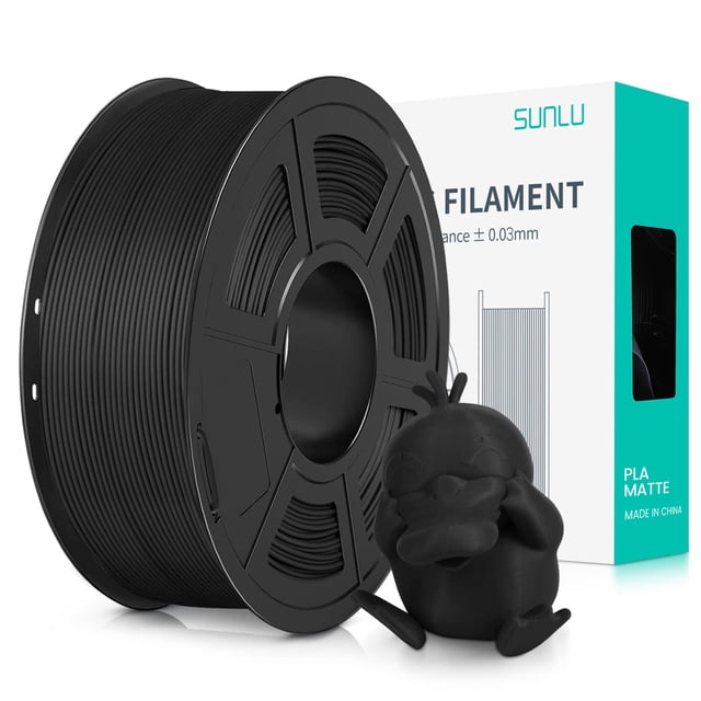 Filamento para impresora 3D SUNLU PLA mate, bobina de 1,75 mm y 1 kg