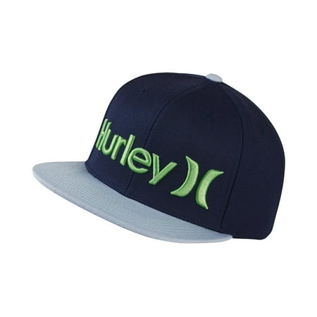 Hurley NEW Blue Men's One and Only Snap Back Adjustable Baseball