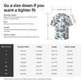 thumbnail image 5 of Hirioo Vintage Floral 1 for Men's Cuban Collar Short Sleeve Shirt Button Down Shirt Beach Summer Shirts Wedding Vacation Shirts-, 5 of 5