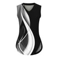 thumbnail image 5 of Tbopshirt Tank Tops for Women,Womens tops,Womens Tank Summer Printed Sleeveless V-Neck Slitted Casual Blouse tops,T-shirt Vest Tee Blouse,Womens Fashion, 5 of 6