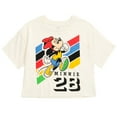 thumbnail image 3 of Disney Minnie Mouse Boxy Drop Shoulder T-Shirt and Pleated Skort Toddler to Big Kid, 3 of 5