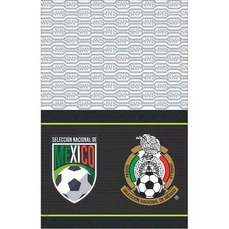 Soccer 'Seleccion Nacional De Mexico' Plastic Table Cover (1ct)