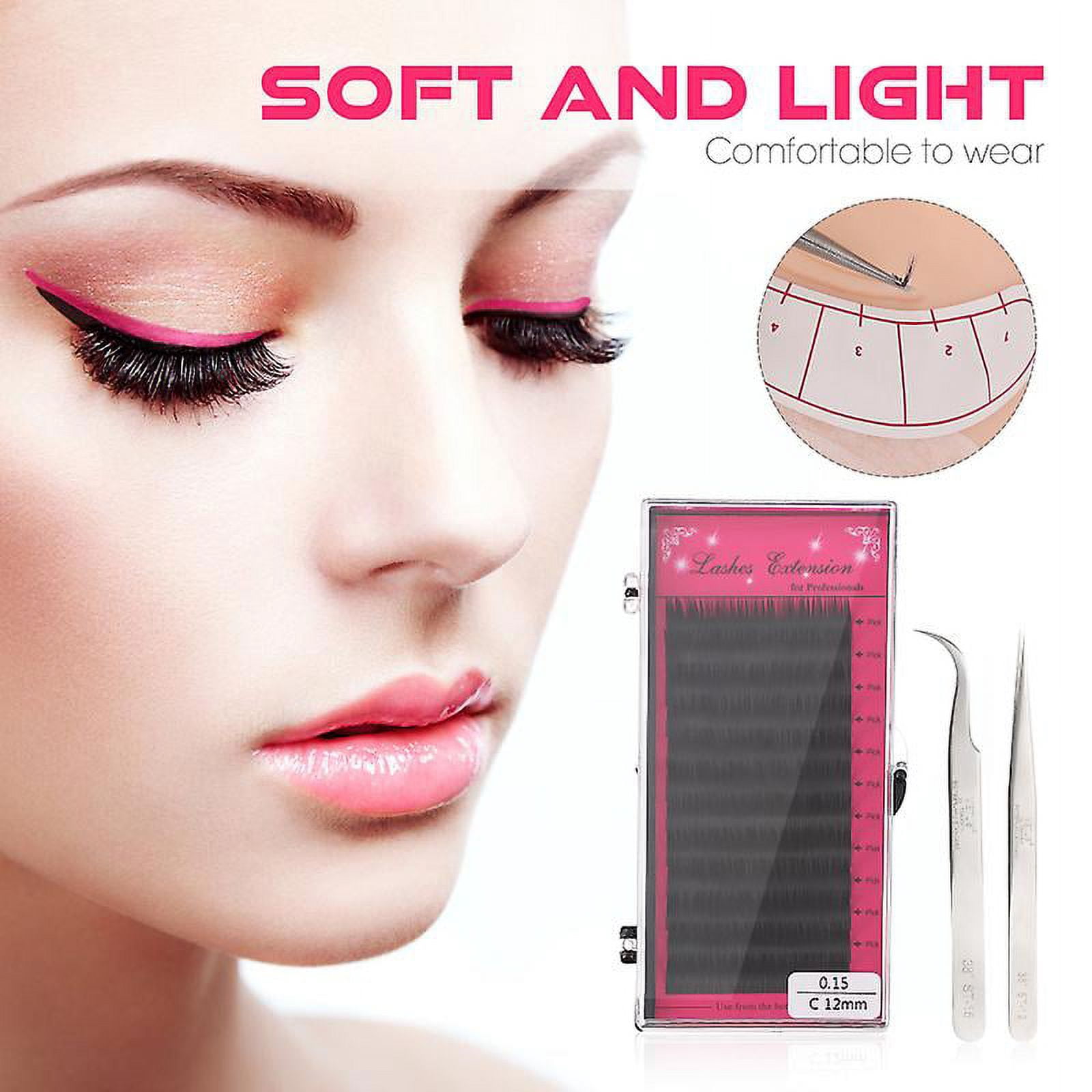 1pcs Eyelash Extension Practice Kit