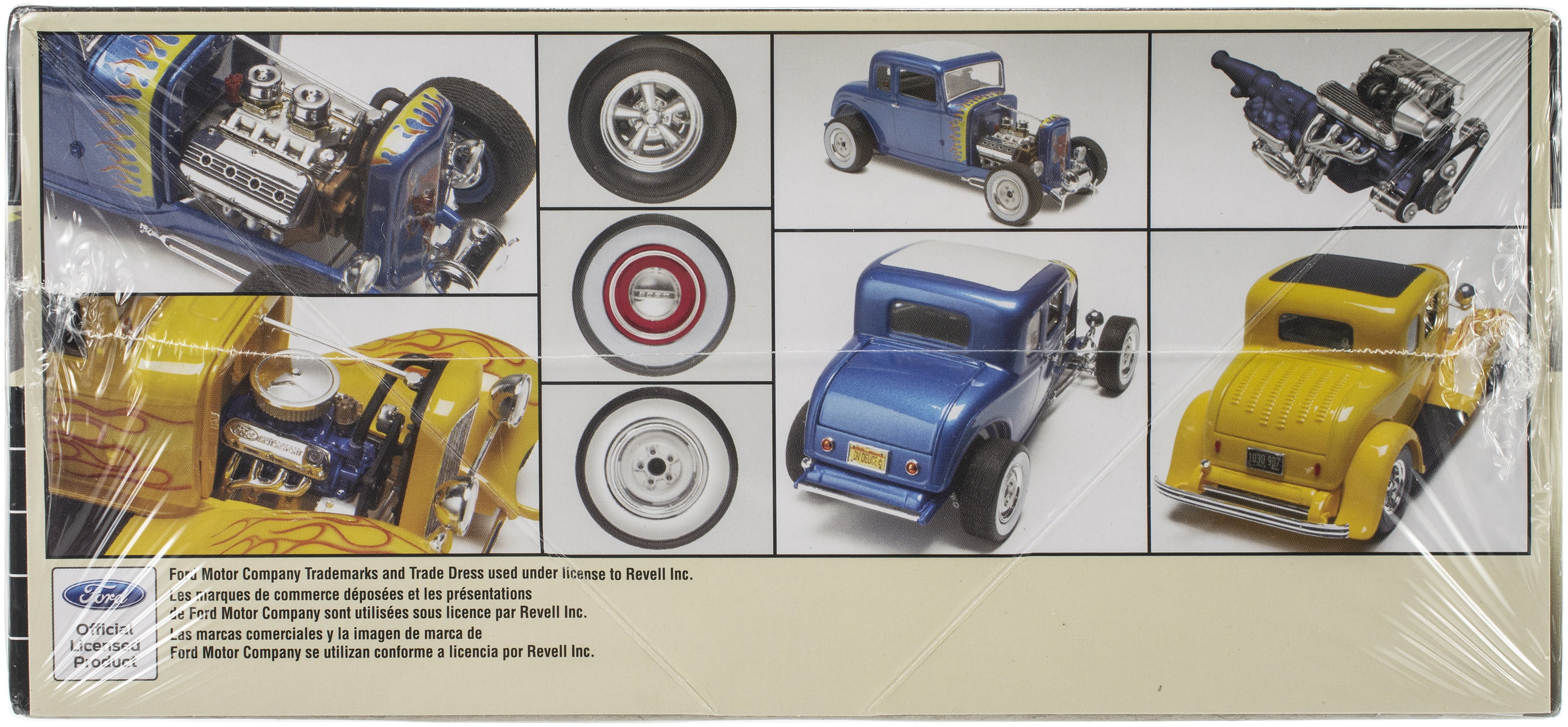 Plastic Model Kit-'32 Ford 5 Window Coupe 2 In 1 1:25