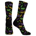 thumbnail image 2 of CYSFASHION Carnival Compression Socks for Women Cute Fall Fashion Ankle Cozy Ankle Unisex Wool Socks Purple, 2 of 5