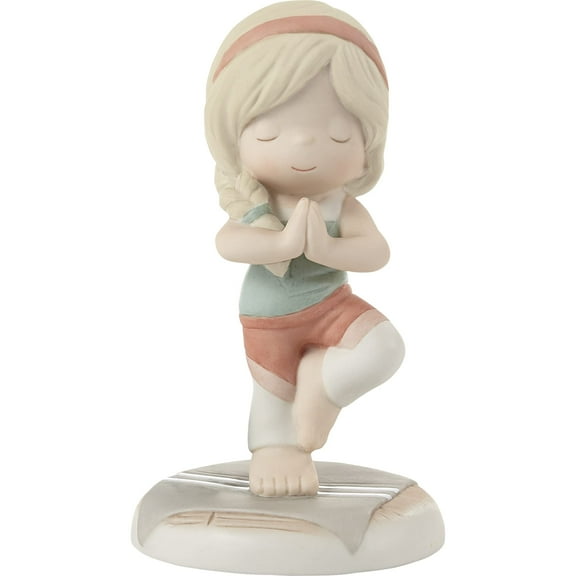 Girl in Yoga Pose Figurine