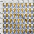 thumbnail image 2 of oneOone Silk Tabby Dark Mustard Fabric Leaves Block Sewing Craft Projects Fabric Prints By Yard 42 Inch Wide, 2 of 4