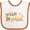 White and Orange, variant on Inktastic Gobble Gobble Thanksgiving Boys or Girls Baby Bib