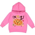 thumbnail image 2 of Inktastic I'm Three Pizza Birthday Party Toddler Hoodie, 2 of 4