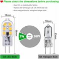 thumbnail image 3 of G4 LED 2W 12V AC/DC Cool White 6000K for Cooker Hood, 200lm, 3 of 4