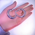 thumbnail image 2 of Hoop Earrings for Women,Sterling Silver Post Hypoallergenic Jewelry Earrings, 2 of 7