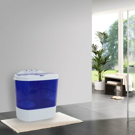 Coin Washer Dryer - Ktaxon 10LBs Electric MINI Washer & Spin Dryer Portable Compact Laundry Combo,Wash 5.6LBS+Spin 4.4LBS Capacity