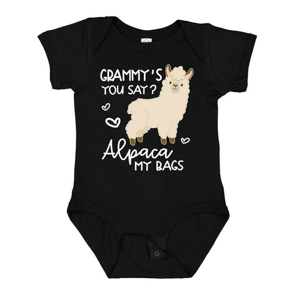 Inktastic Grammy's You Say Alpaca My Bags Boys or Girls Baby Bodysuit