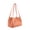 Brown, variant on Soft Genuine Leather Shoulder Hobo Bag, Top Magnetic Snap Closure Purse, Handcrafted for Women