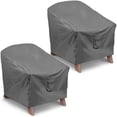 thumbnail image 1 of Housses de Chaise Adirondack de Patio Vailge, Housse de Chaise de Patio Robuste, Housses Imperméables pour Meubles de Patio de Pelouse Extérieur (Standard - Lot de 2, Gris), 1 of 7