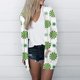 thumbnail image 4 of Puntoco Mujer Abrigo Moda Mujer Estampado Suelto Manga Larga Cardigan Abrigo Blusa Navidad Liquidación Puntoco Puntoco-4078, 4 of 7