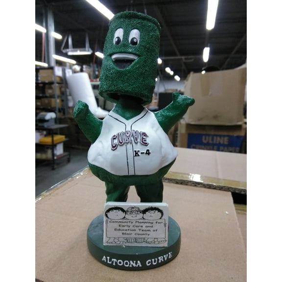 Steamer Mascot Altoona Curve K-4 bobble SGA 2003 Altoona Curves Bobblehead
