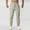 Beige, variant on Goodtrade8 Sweatpants Men Zipper Pockets Baggy Athletic Elastic Waist Activewear Joggers Gym Pants for Men Work