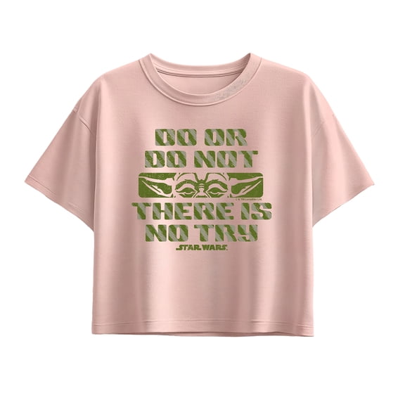 Star Wars - Do Or Do Not - Youth Girls Boxy T-Shirt