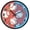 Baseball on Red, variant on Dailycode Night Light Wall Clock Glow in The Dark 12 inch Battery Operated Silent Luminous Clocks, Baseball on Red