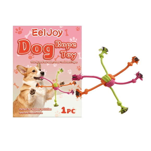 Juguete con nudo para perro mascota EelJoy,2 piezas