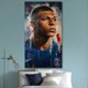 thumbnail image 2 of Cuadro Decorativo Fútbol 90x122cm Mbappé, 2 of 6