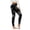 Black-1, variant on Halloween Leggings for Women Elastic High Waist Spooky Print Slim Fit Tights Pants Workout Running Yoga Pants